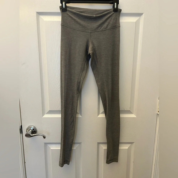 ! Lululemon Wunder Under Pant III Luon Heather Slate Gray 4 - Picture 3 of 6
